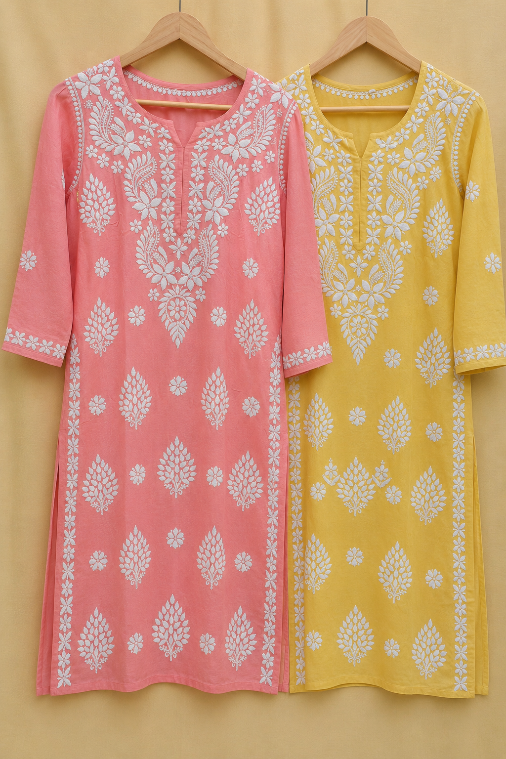 Zara Modal Cotton Chikankari Kurti