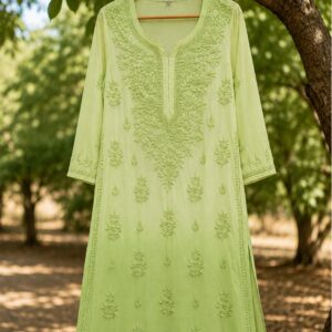 Sukooniyat Modal Chikankari Kurti