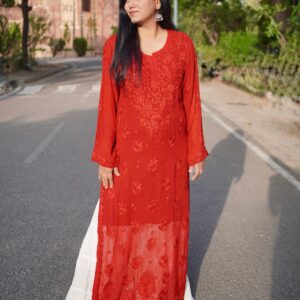 Chand Gala Booti Kamdaani Kurta